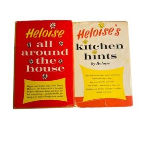 Heloise All Around the House Heloise's Kitchen Hints Vintage‎ Books Set 1960's